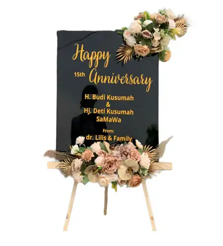 Papan Bunga Akrilik Karang Semanding